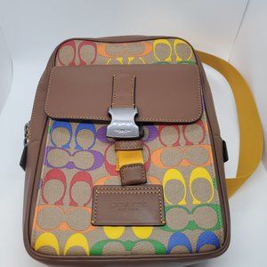 Coach Rainbow Pride Sling Bag Crossbody (NWOT)